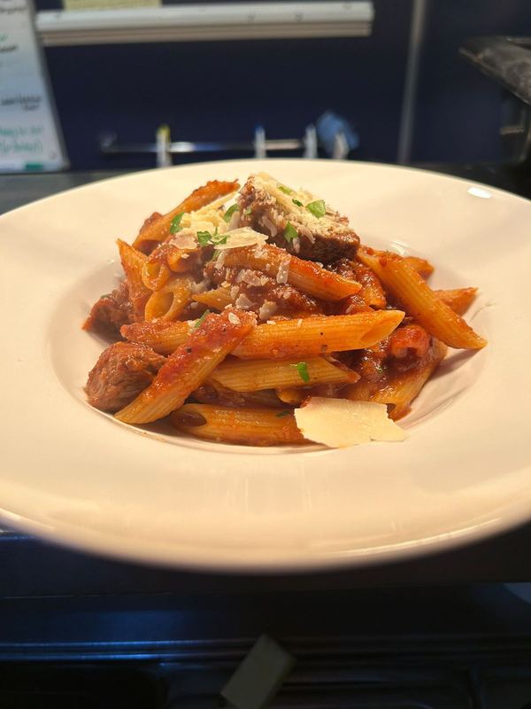 Pasta at La Mensa